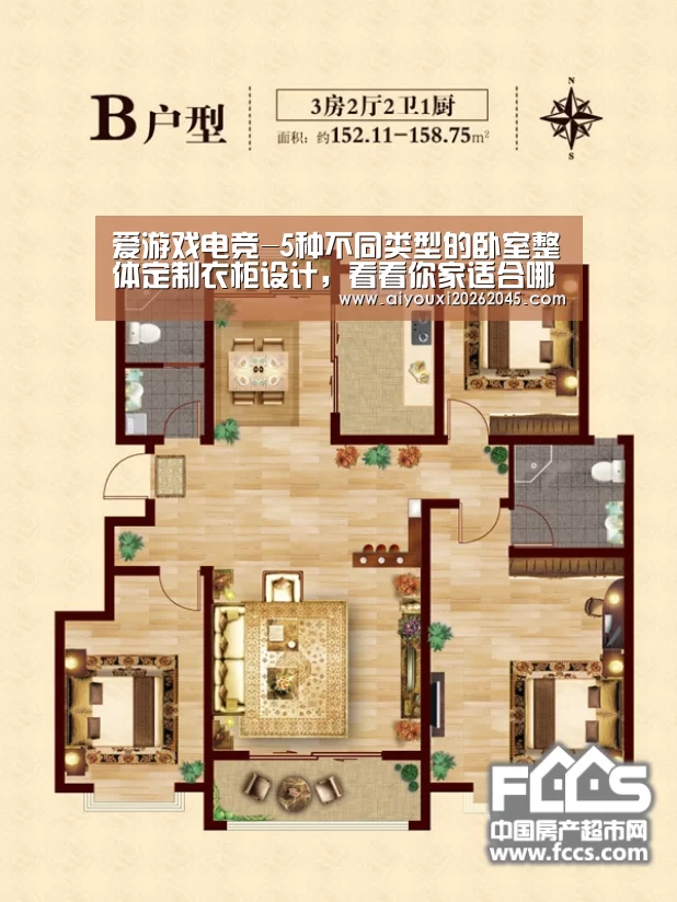 爱游戏电竞-5种不同类型的卧室整体定制衣柜设计,看看你家适合哪种?(图2) 爱游戏电竞